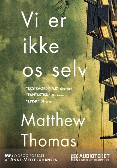 Vi er ikke os selv – omslag til lydbogen af Matthew Thomas