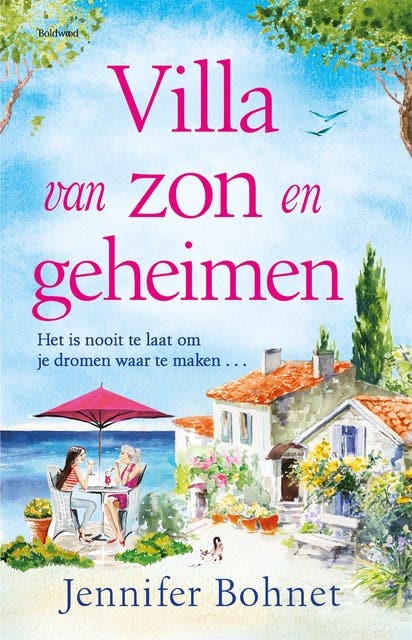 Villa van zon en geheimen – omslag van het luisterboek van Jennifer Bohnet