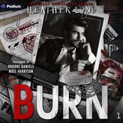 Burn – omslag til lydbogen af Heather Long
