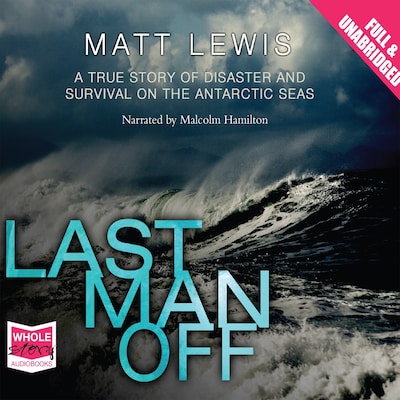 Last Man Off – omslag til lydbogen af Matthew Lewis