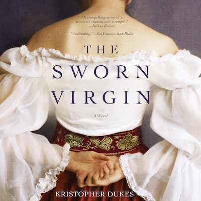 The Sworn Virgin – omslag til lydbogen af Kristopher Dukes
