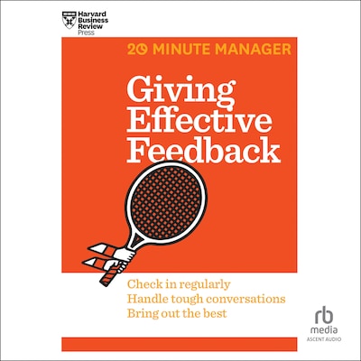 Giving Effective Feedback – omslag til lydbogen af HARVARD BUSINESS REVIEW