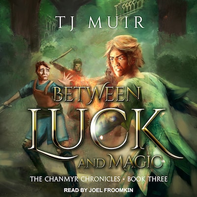 Between Luck and Magic – omslag til lydbogen af TJ Muir