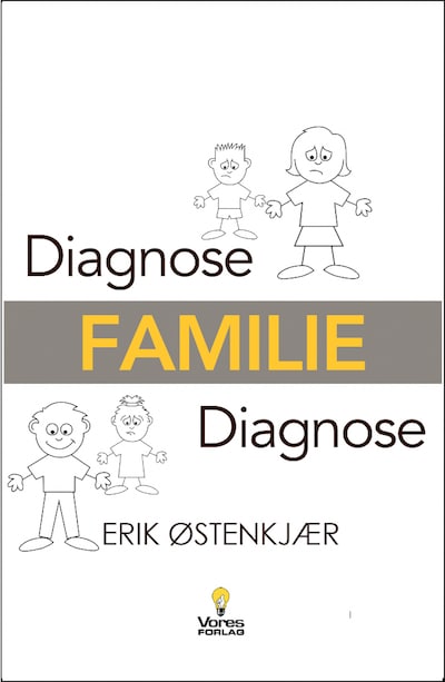 Diagnose FAMILIE Diagnose – omslag til lydbogen af Erik Østenkjær