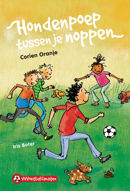 Hondenpoep tussen je noppen – omslag van het luisterboek van Corien Oranje