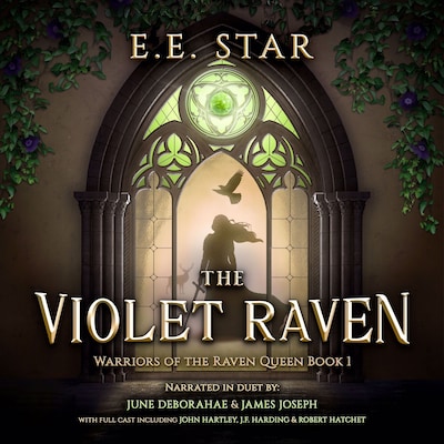 The Violet Raven – omslag til lydbogen af E. E.  Star