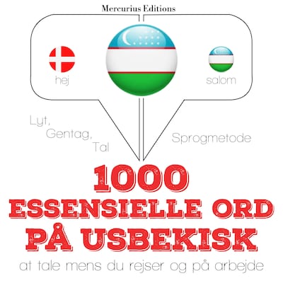 1000 essentielle ord i usbekisk – omslag til lydbogen af JM Gardner
