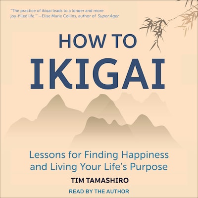 How to Ikigai – omslag til lydbogen af Tim Tamashiro
