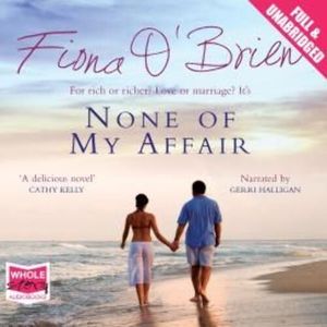 None of My Affair – okładka audiobooka, autor Fiona O'Brien