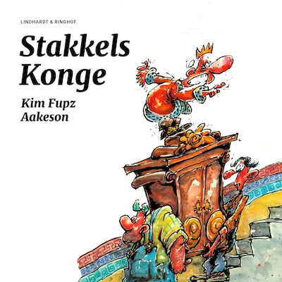 Stakkels konge – omslag til lydbogen af Kim Fupz Aakeson