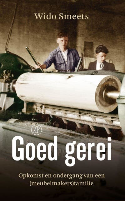 Goed gerei: Opkomst en ondergang van een (meubelmakers)familie – omslag van het luisterboek van Wido Smeets
