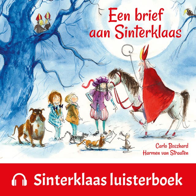 Een brief aan Sinterklaas – omslag van het luisterboek van Carlo Boszhard