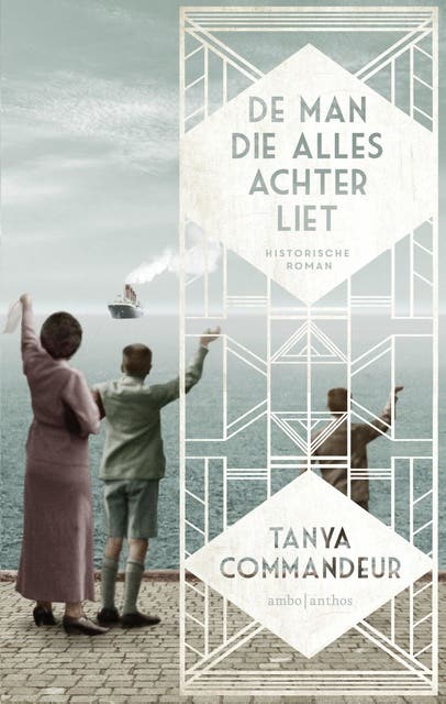 De man die alles achterliet – omslag van het luisterboek van Tanya Commandeur