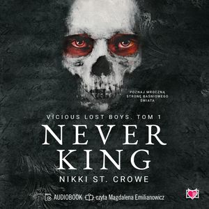 Never King. Vicious Lost Boys. Tom 1 – okładka audiobooka, autor Nikki St. Crowe