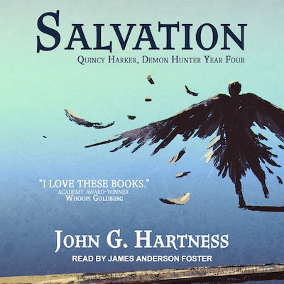 Salvation – omslag til lydbogen af John G. Hartness