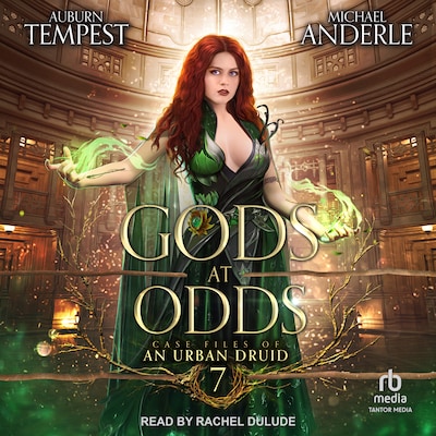 Gods at Odds – omslag til lydbogen af Auburn Tempest, Michael Anderle