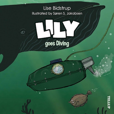 Lily #4: Lily goes Diving – omslag til lydbogen af Lise Bidstrup