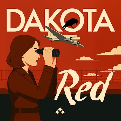 Dakota Red – omslag til lydbogen af Lene Lauritsen Kjølner