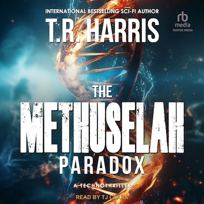 The Methuselah Paradox – omslag til lydbogen af T.R. Harris