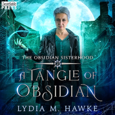 A Tangle of Obsidian – omslag til lydbogen af Lydia M. Hawke