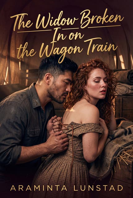 The Widow Broken In on the Wagon Train: A Steamy Historical Cowboy Age Gap Romance – omslag til lydbogen af Araminta Lunstad