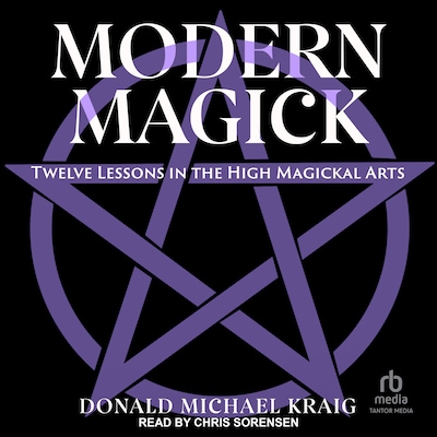 Modern Magick – omslag til lydbogen af Donald Michael Kraig