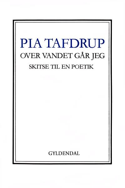 Over vandet går jeg – omslag til lydbogen af Pia Tafdrup