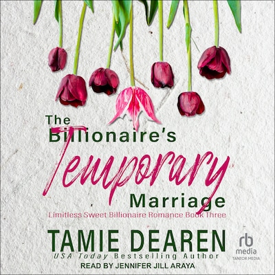 The Billionaire's Temporary Marriage – omslag til lydbogen af Tamie Dearen