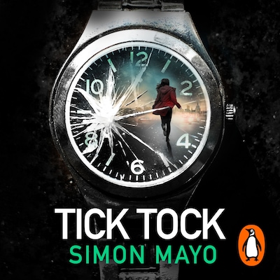 Tick Tock – omslag til lydbogen af Simon Mayo