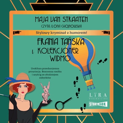Frania Tańska i Kolekcjoner Widmo – okładka audiobooka, autor Maja Straaten