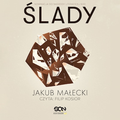 Ślady – okładka audiobooka, autor Jakub Małecki