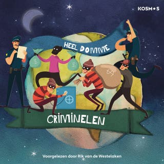 Heel domme criminelen – omslag van het luisterboek van Thomas Brunstrøm