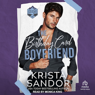 The Birthday Card Boyfriend – omslag til lydbogen af Krista Sandor