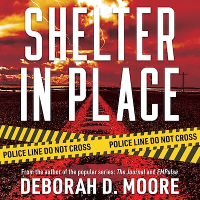Shelter in Place – omslag til lydbogen af Deborah D. Moore