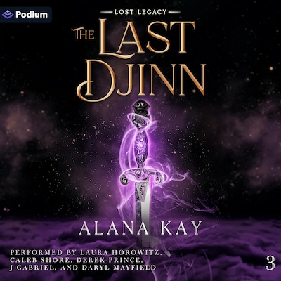 The Last Djinn – omslag til lydbogen af Alana Kay