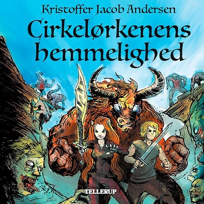 Cirkelørkenens hemmelighed – omslag til lydbogen af Kristoffer J. Andersen