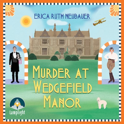 Murder at Wedgefield Manor – omslag til lydbogen af Erica Ruth Neubauer