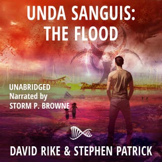 Unda Sanguis: The Flood – omslag till ljudboken av David Rike, Stephen Patrick
