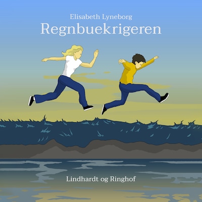 Regnbuekrigeren – omslag til lydbogen af Elisabeth Lyneborg