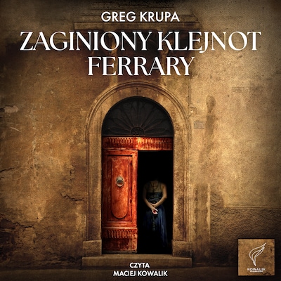 Zaginiony klejnot Ferrary – okładka audiobooka, autor Greg Krupa