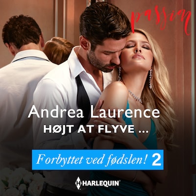 Højt at flyve ... – omslag til lydbogen af Andrea Laurence