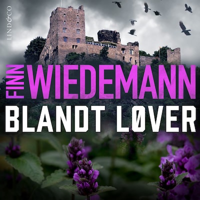Blandt løver – omslag til lydbogen af Finn Wiedemann
