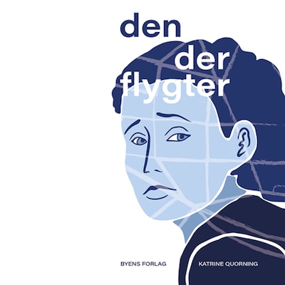 Den der flygter – omslag til lydbogen af Katrine Quorning
