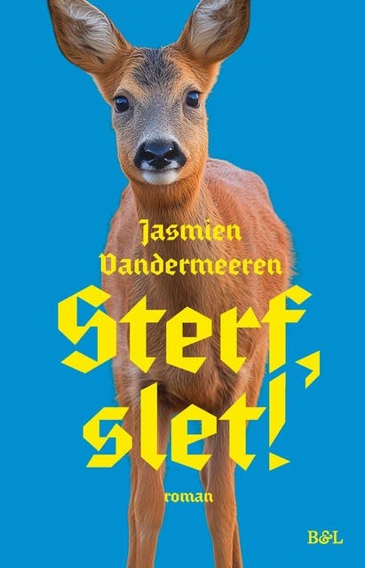 Sterf, slet! – omslag van het luisterboek van Jasmien Vandermeeren