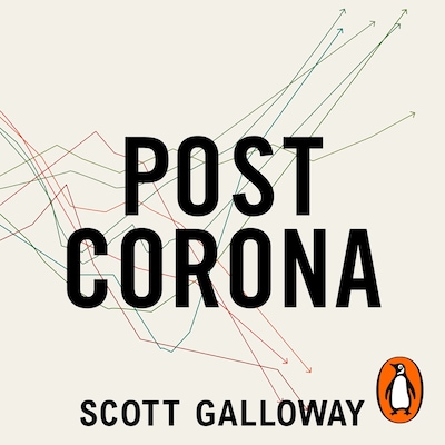 Post Corona – omslag til lydbogen af Scott Galloway