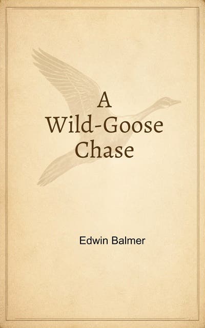 A Wild-Goose Chase – omslag til lydbogen af Edwin Balmer