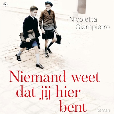 Niemand weet dat jij hier bent – omslag van het luisterboek van Nicoletta Giampietro