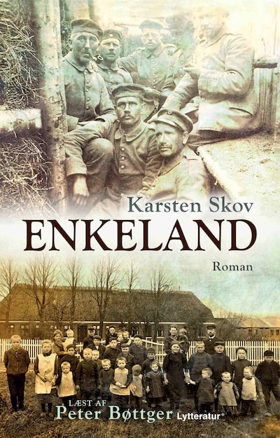 Enkeland – omslag til lydbogen af Karsten Skov