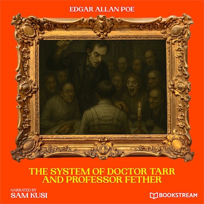 The System of Doctor Tarr and Professor Fether – omslag til lydbogen af Edgar Allan Poe