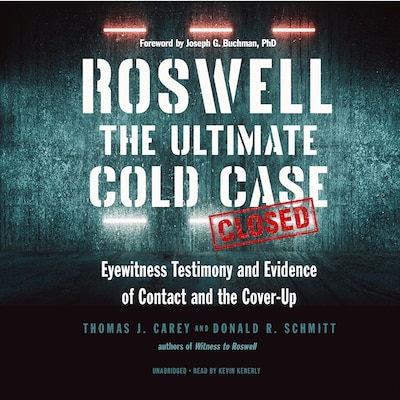 Roswell – omslag til lydbogen af Thomas J. Carey, Donald R. Schmitt
